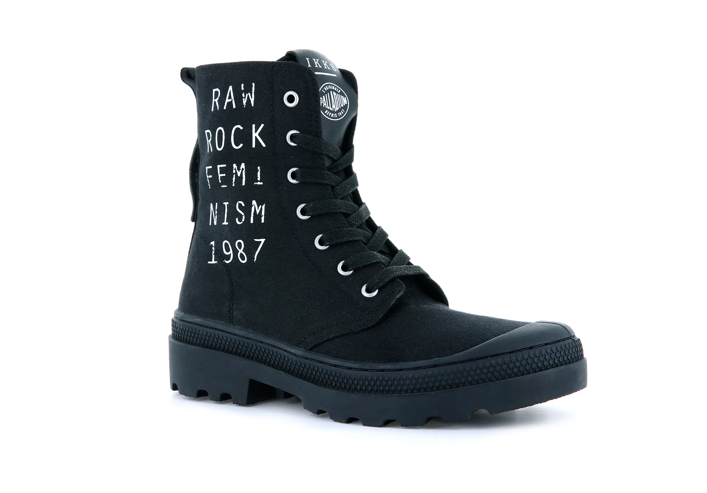 97385-001-M | PAMPA AVENUE ROCK IKKS | BLACK/BLACK