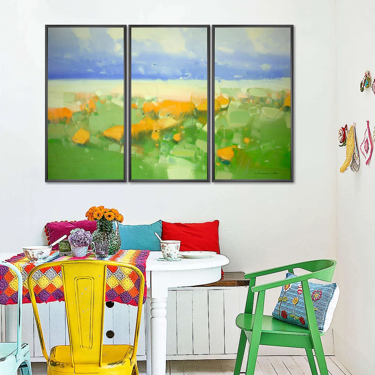 A Field Of Flowers Wall Art