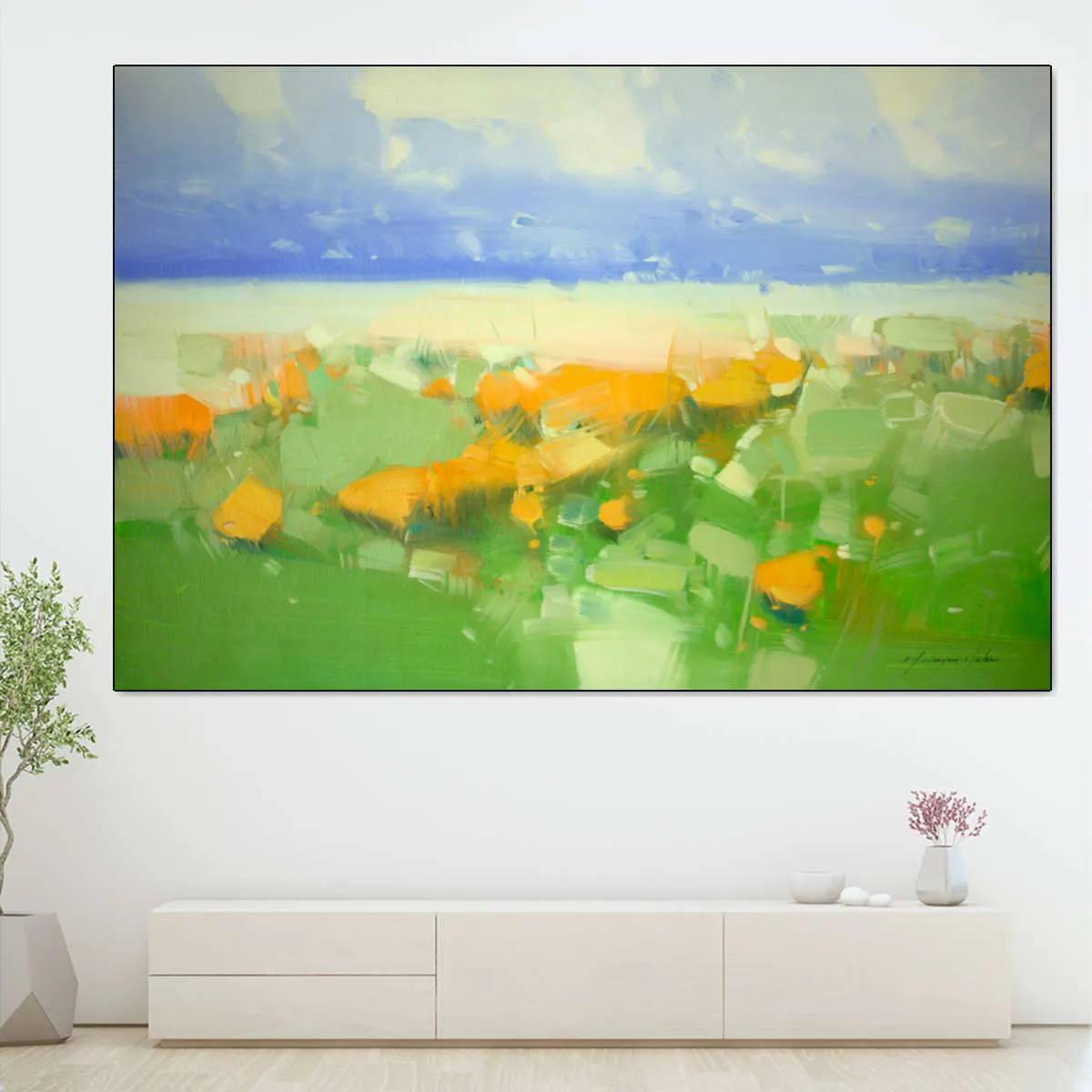 A Field Of Flowers Wall Art