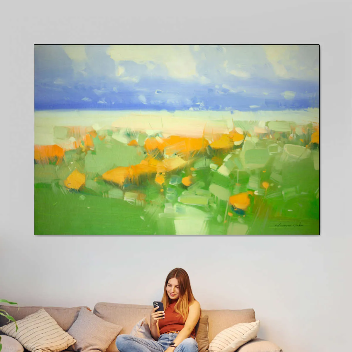 A Field Of Flowers Wall Art