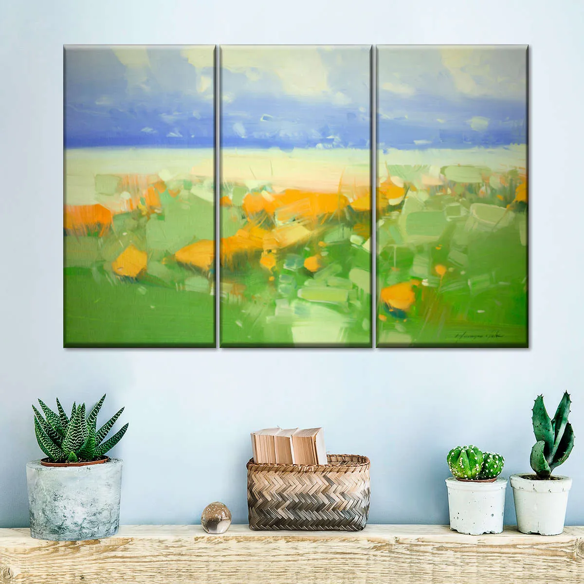 A Field Of Flowers Wall Art