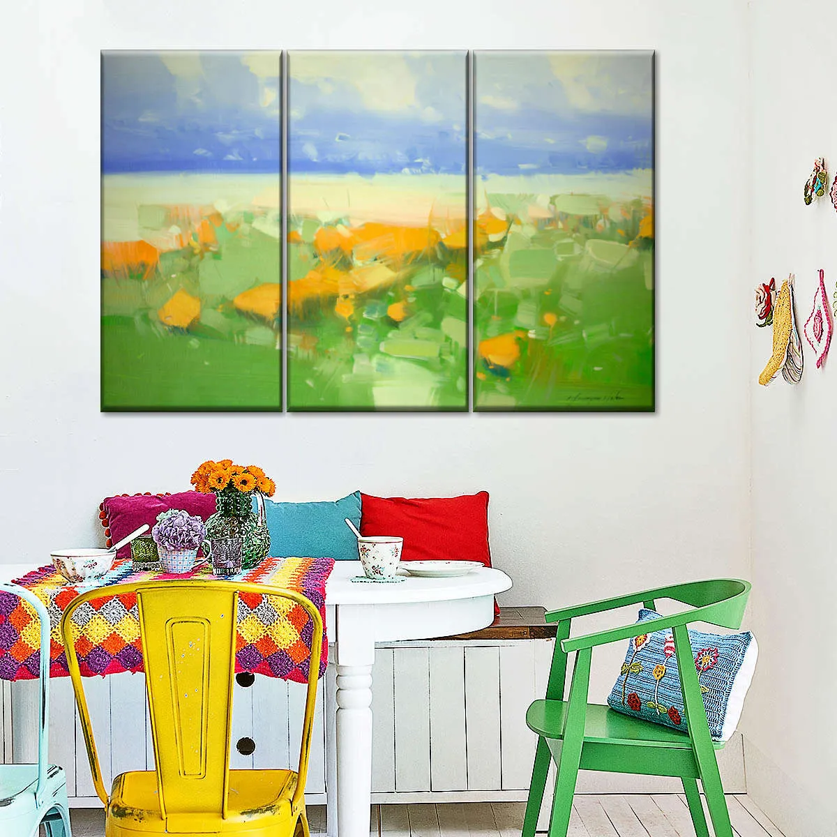 A Field Of Flowers Wall Art