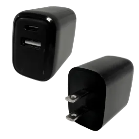 AC Wall Charger Dual Port USB / USB-C 20 Watts - 12 Pieces Per Pack 24675