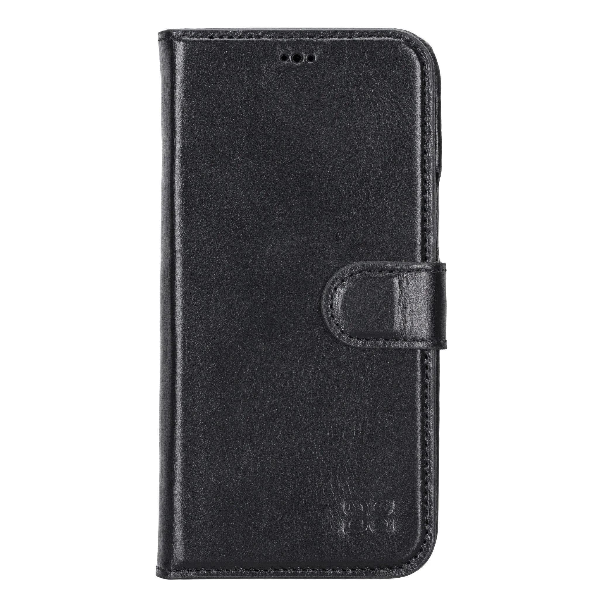 Apple iPhone 14 Series Full Leather Coating Detachable Wallet Case - F360MW