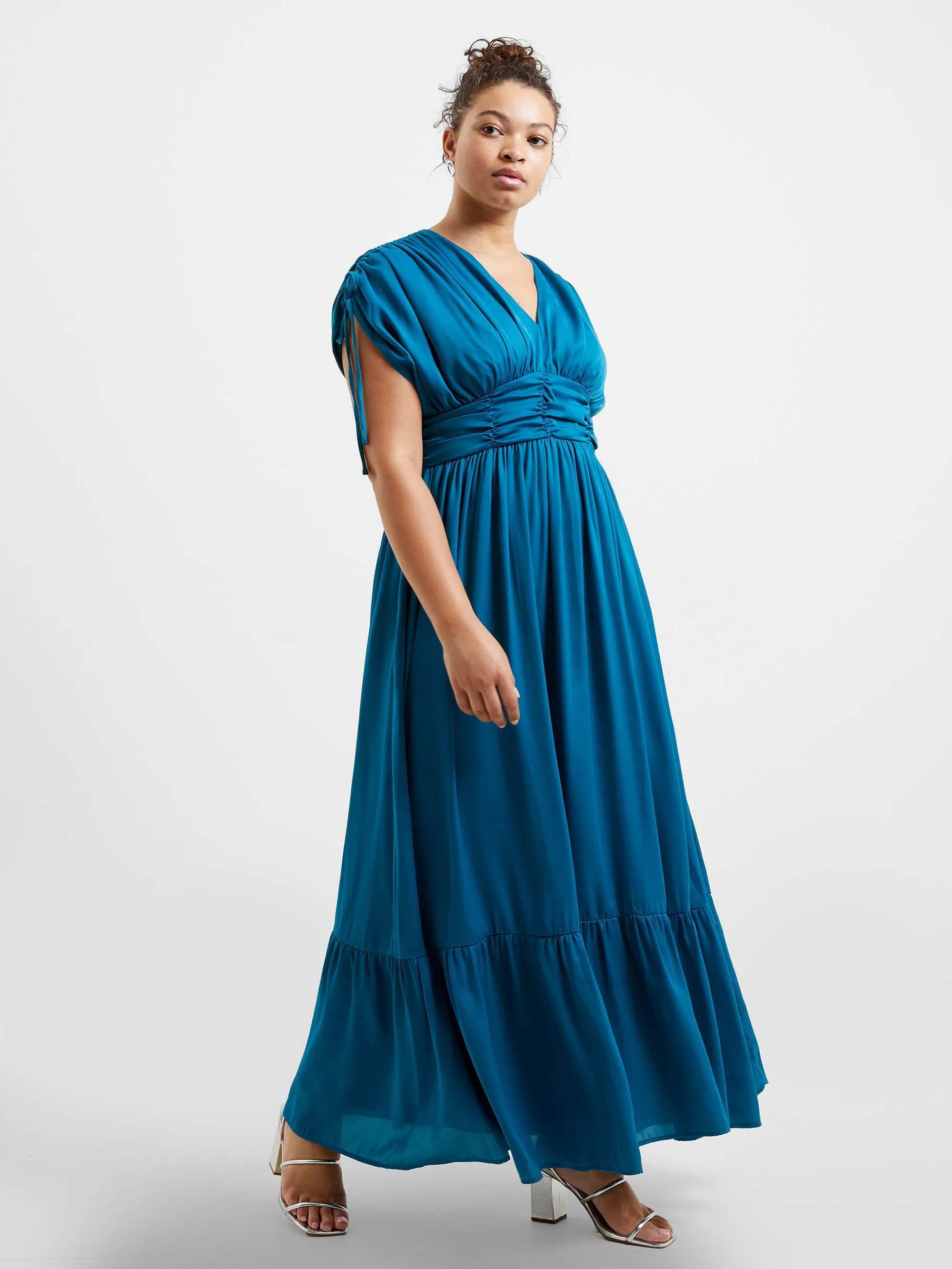 Audrey Satin Maxi Dress