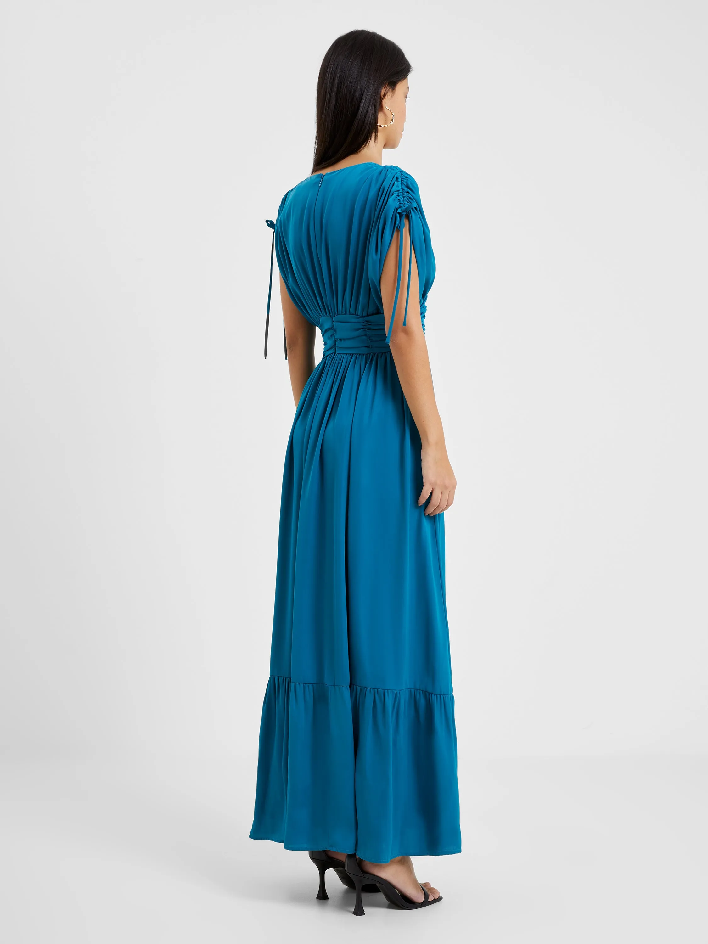 Audrey Satin Maxi Dress