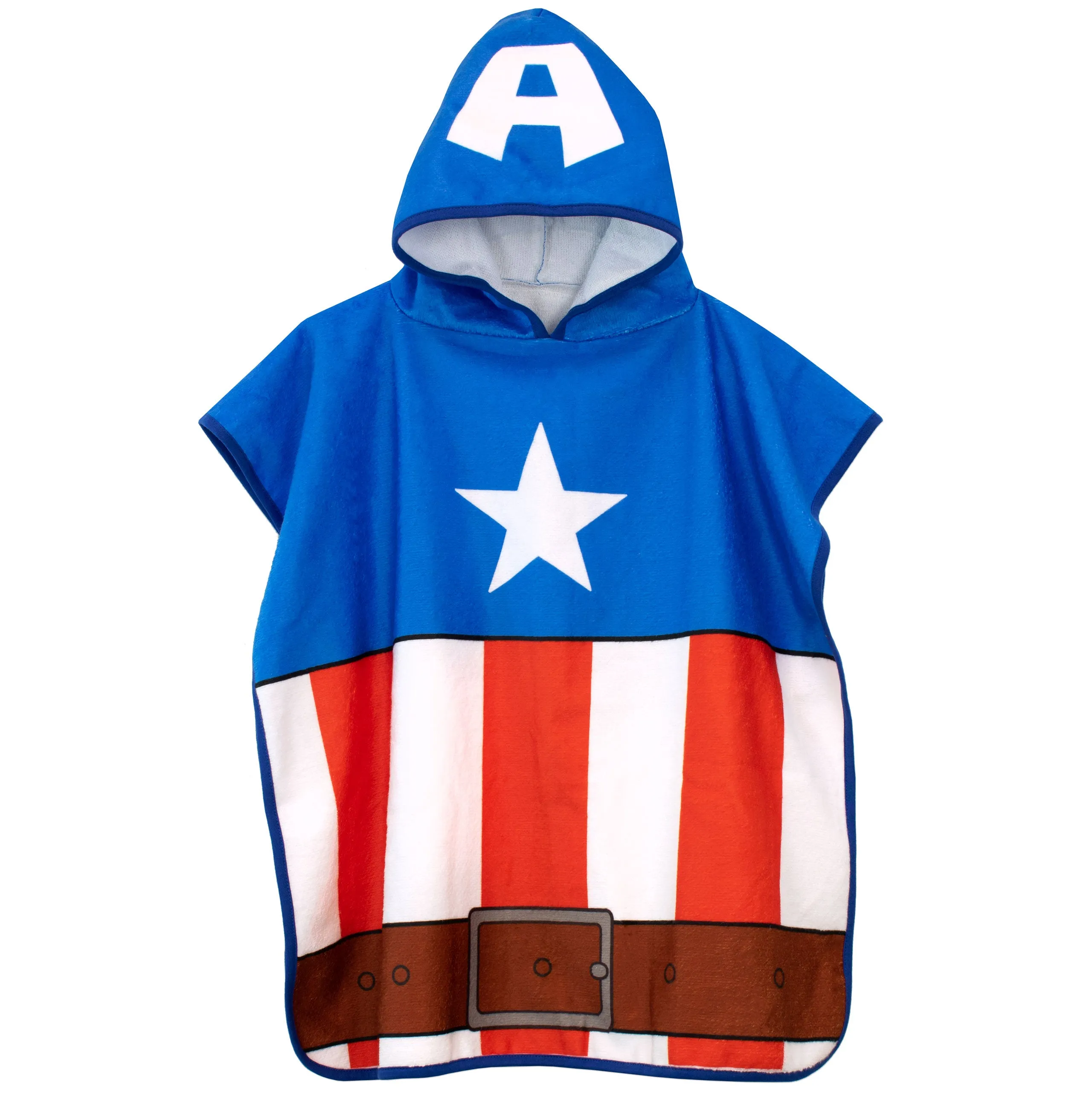 Avengers Captain America Towel Poncho