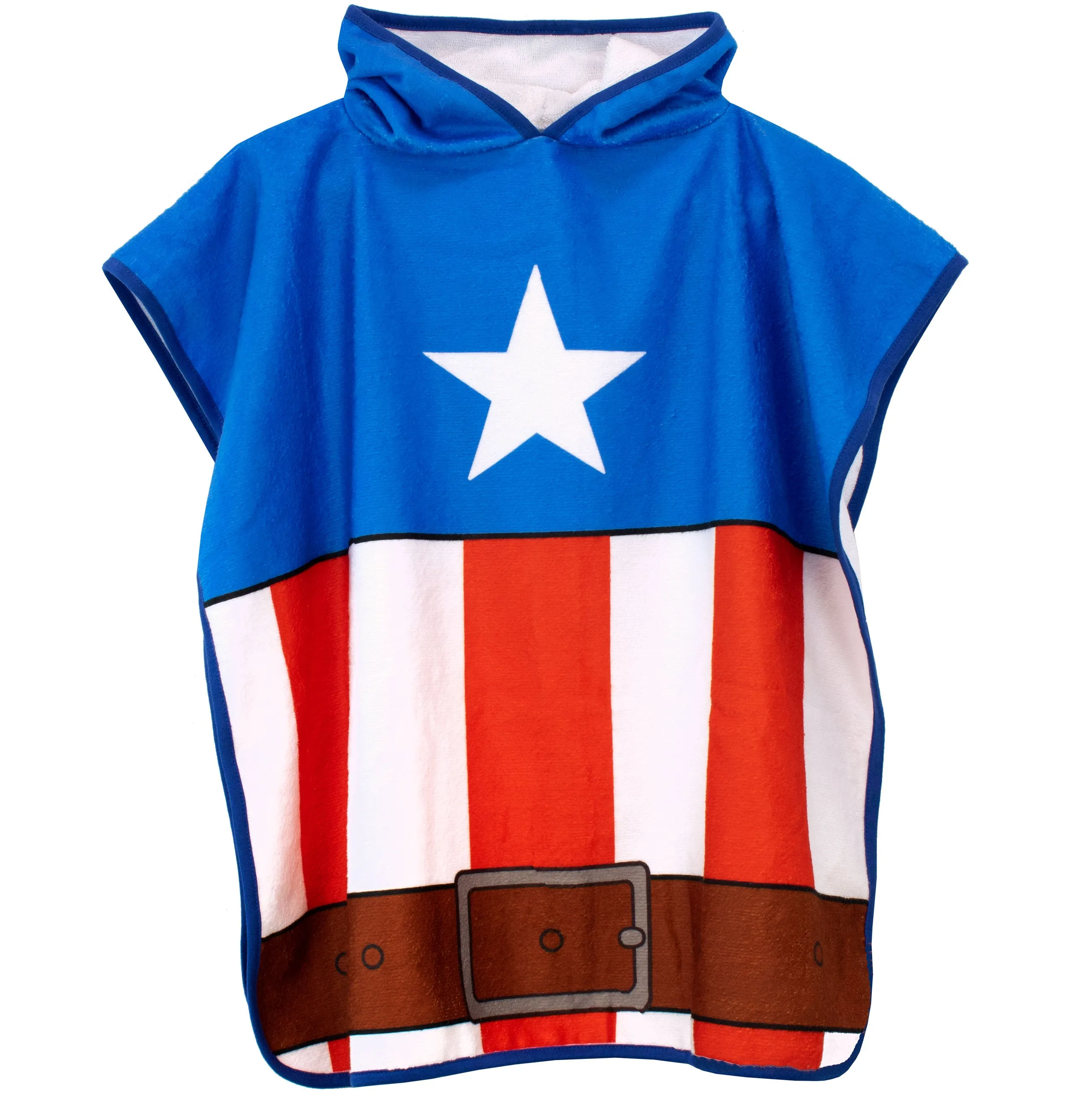 Avengers Captain America Towel Poncho