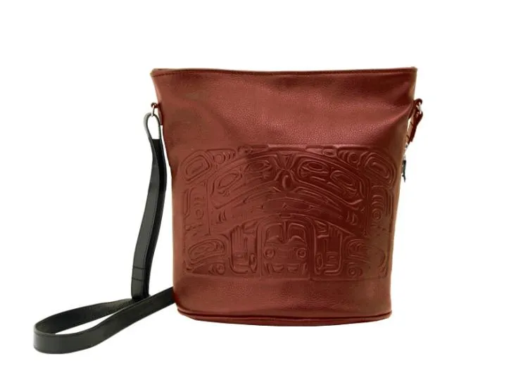 Bag - Side Zipper, Leather, Bear Box