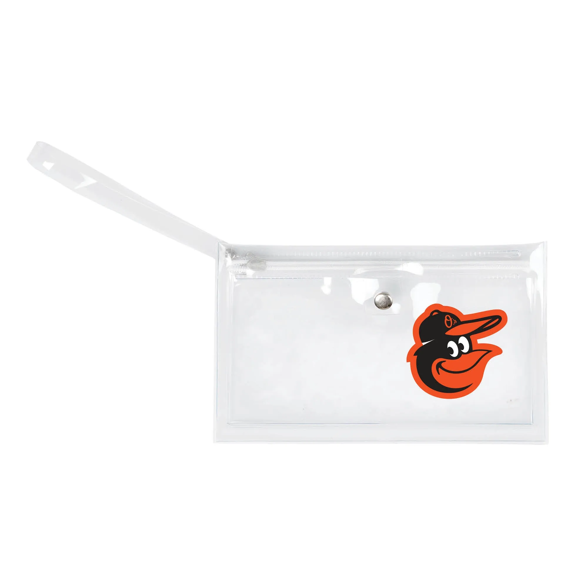 Baltimore Orioles Clear Ticket Wristlet