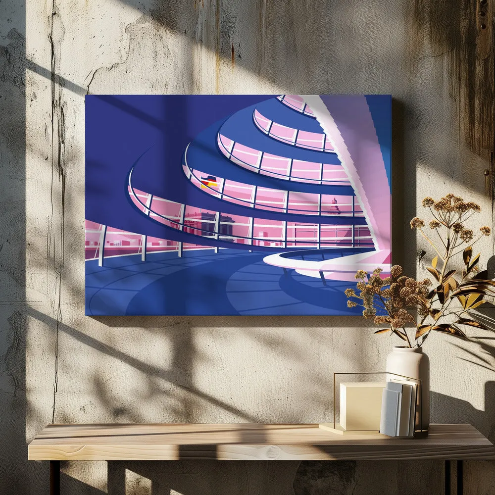 Berlin Reichstag - Stretched Canvas, Poster or Fine Art Print