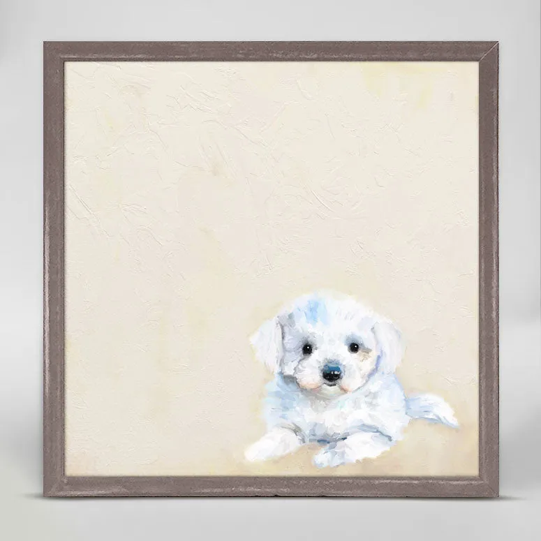 Best Friend - Shih Tzu Puppy Mini Framed Canvas