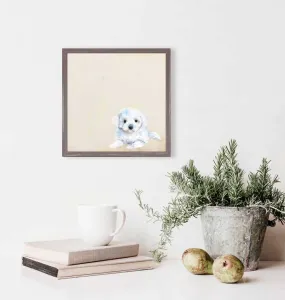 Best Friend - Shih Tzu Puppy Mini Framed Canvas