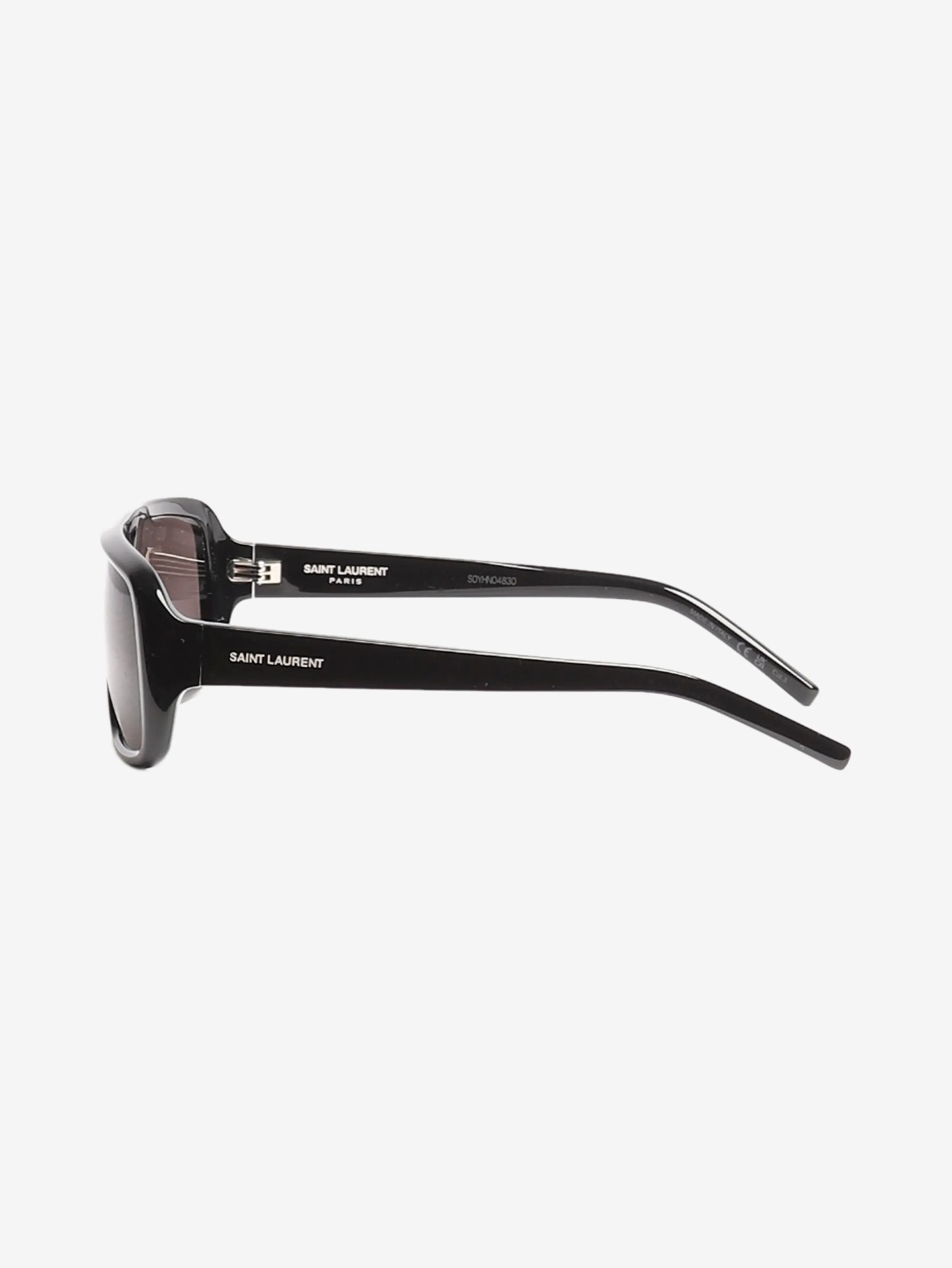 Black aviator sunglasses