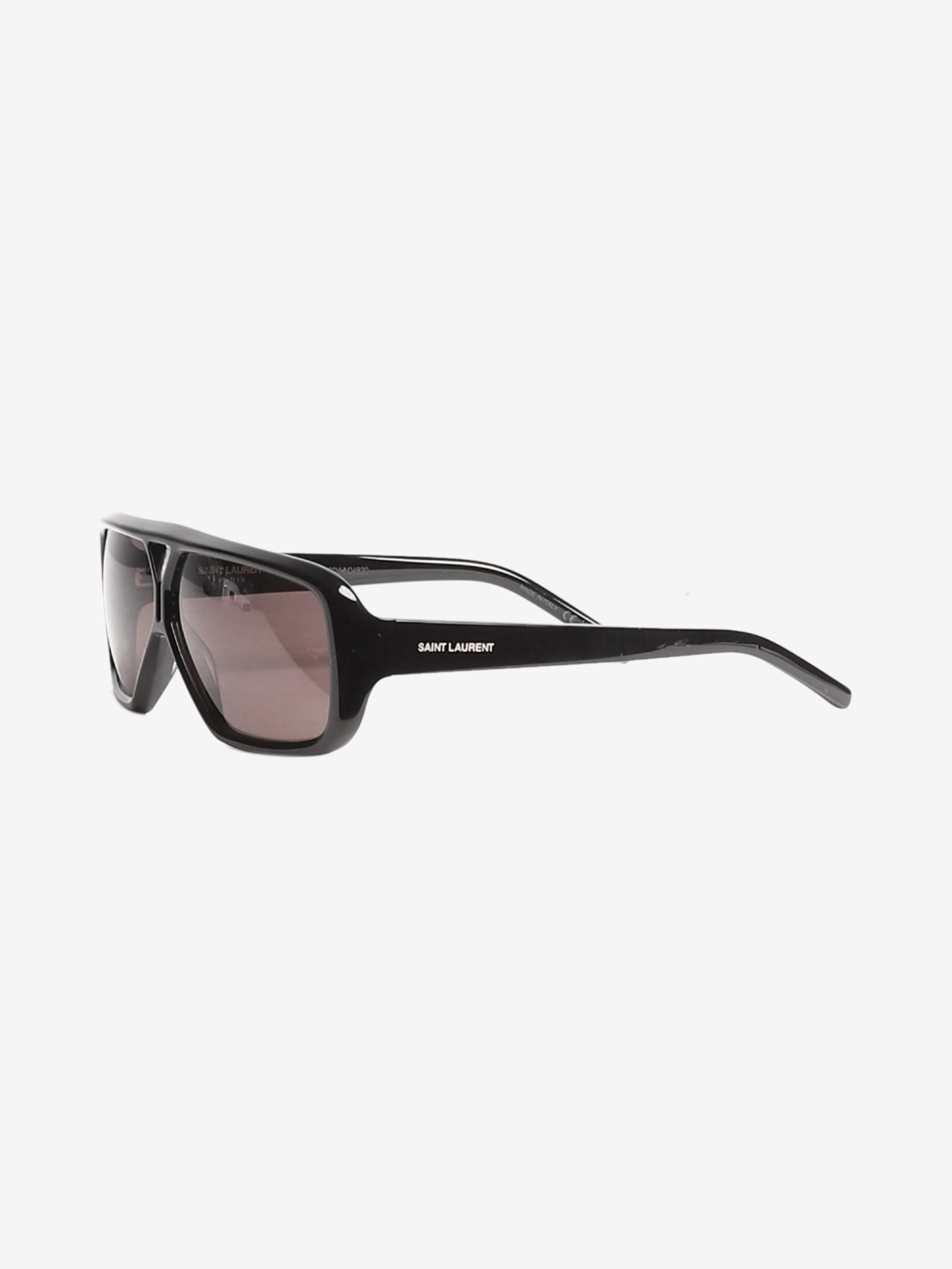 Black aviator sunglasses