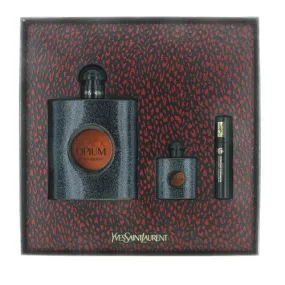 Black Opium YSL for Women 3.0oz EDP & 0.25oz EDP & 0.06oz Mascara