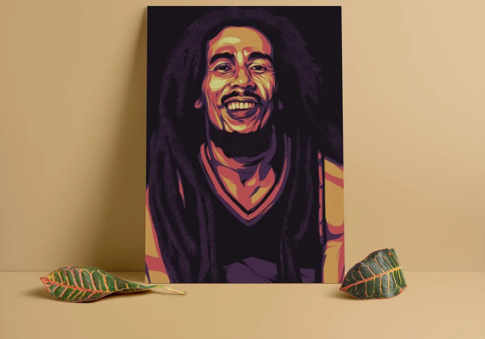 Bob Marley Custom Printing, Home Decor, Wall Hanging, Custom Canvas, Bob Marley Art, Singer Print, Jamaican Musician