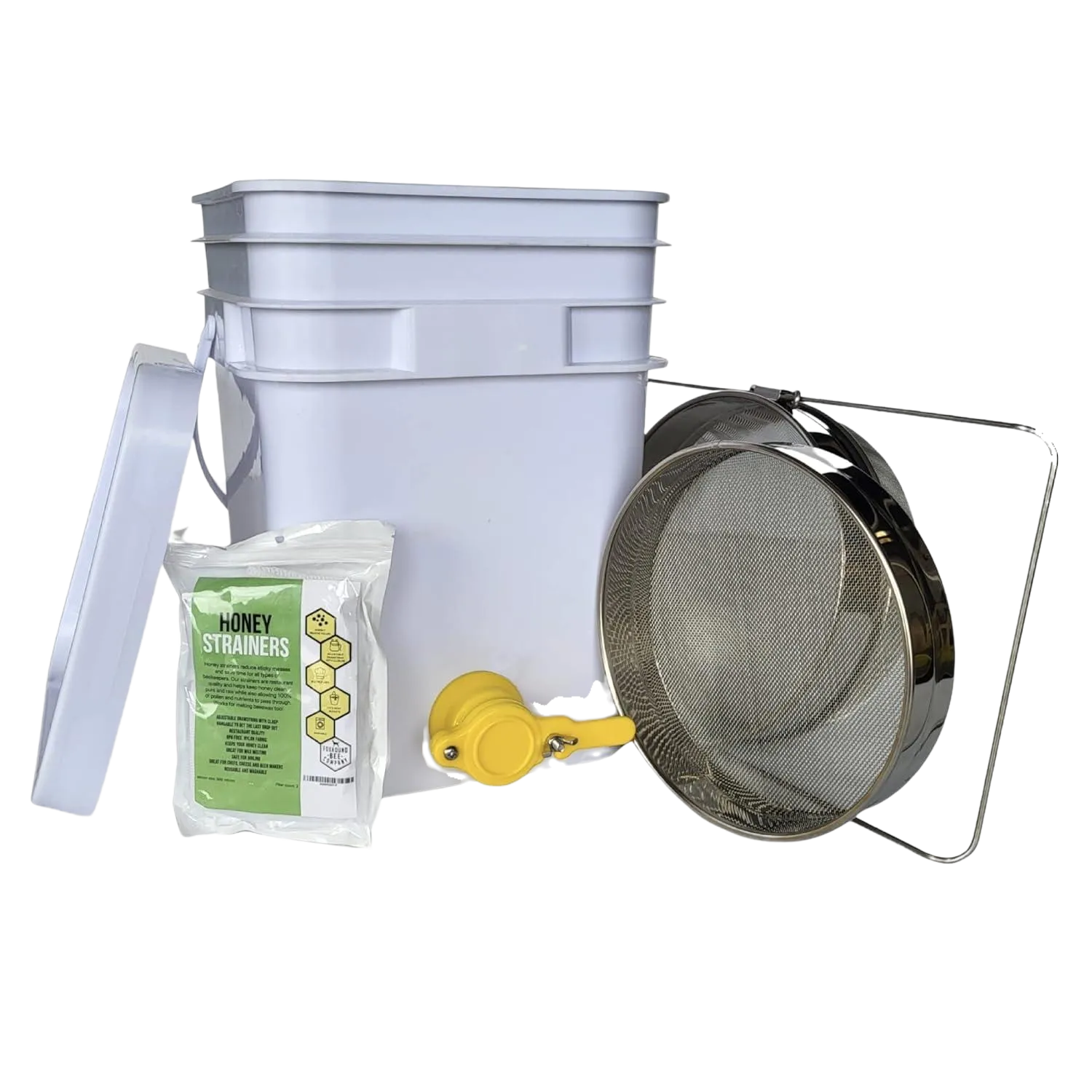 Bottling Bucket Kit with Honey Gate and Strainers