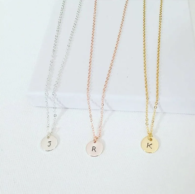 Bridesmaid bracelet, bridesmaid gifts, wedding gifts initial Necklace