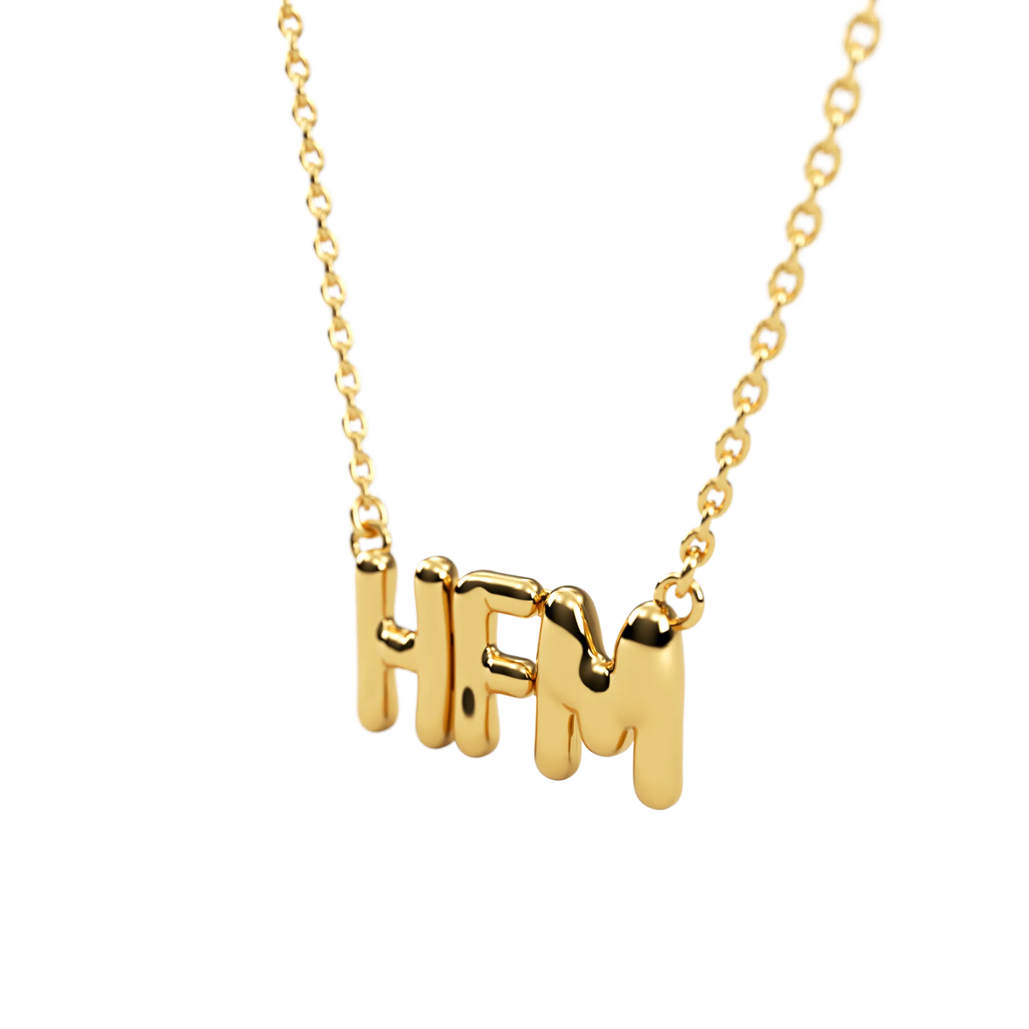 Bubble Pop Name Necklace