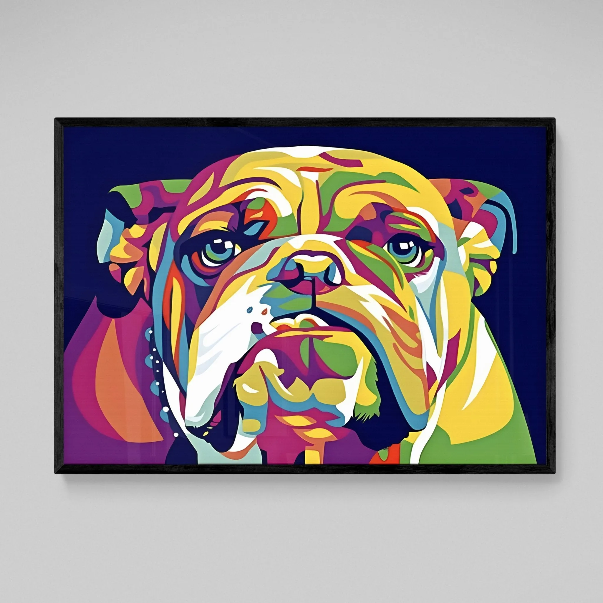 Bulldog Pop Art Canvas