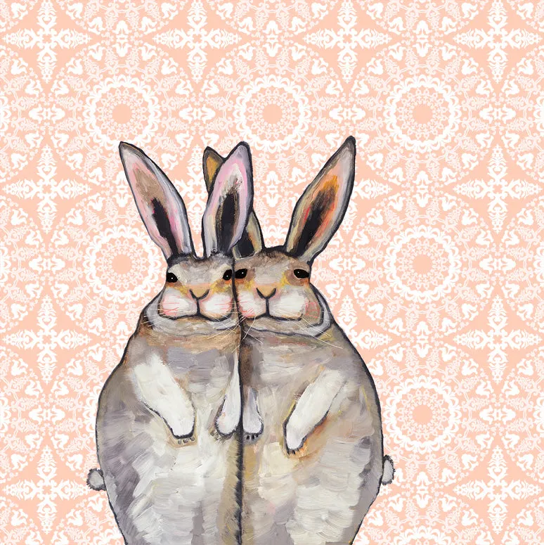 Bunny Friends Canvas Wall Art