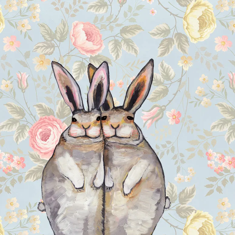 Bunny Friends Canvas Wall Art