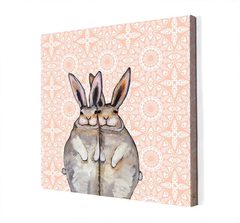 Bunny Friends Canvas Wall Art