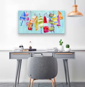 Buoys Canvas Wall Art