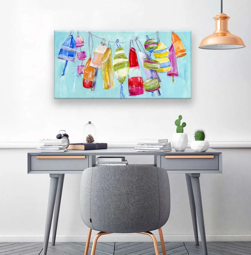 Buoys Canvas Wall Art