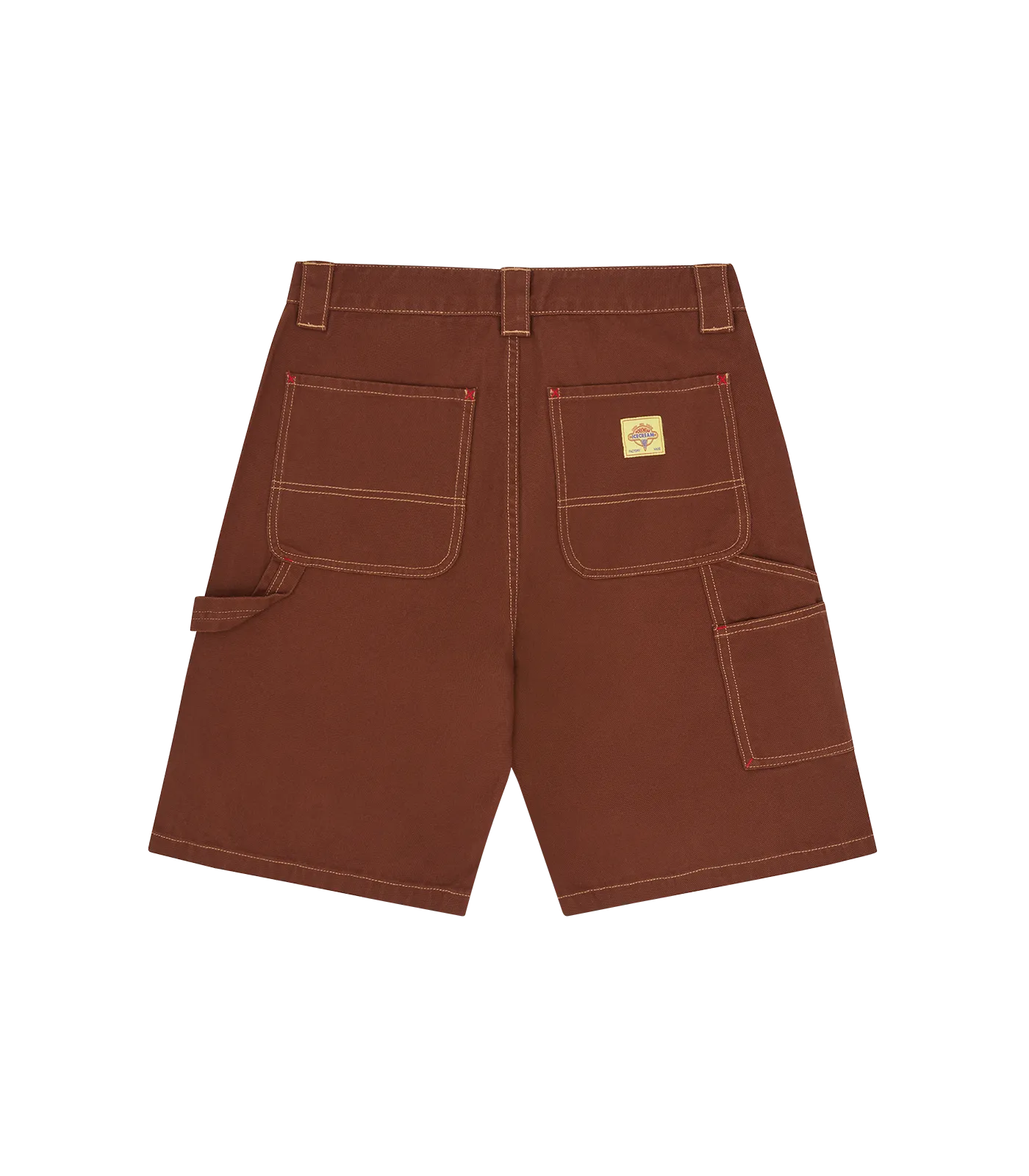 CANVAS CARPENTER SHORTS - BROWN