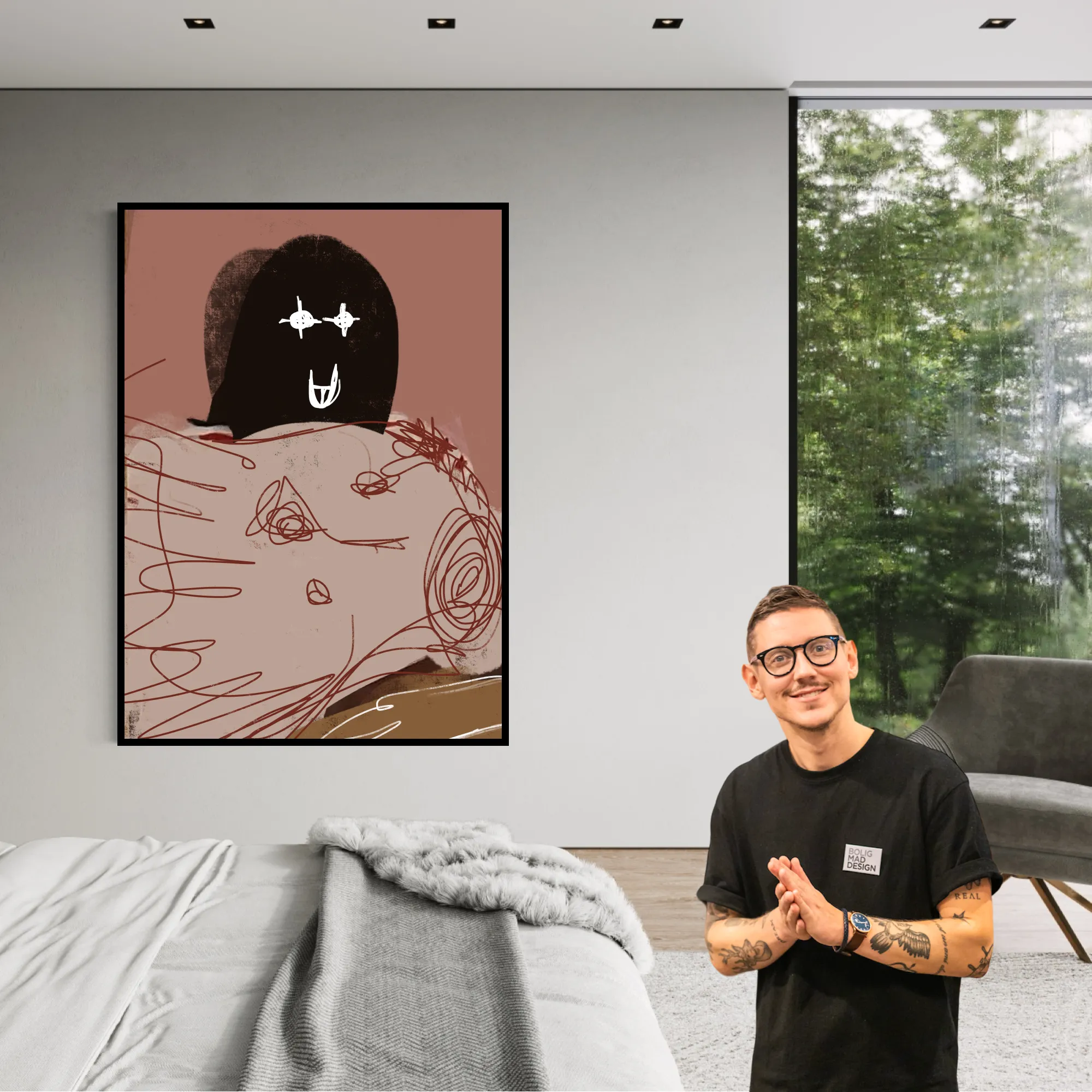 Canvas Print: "Drunk"