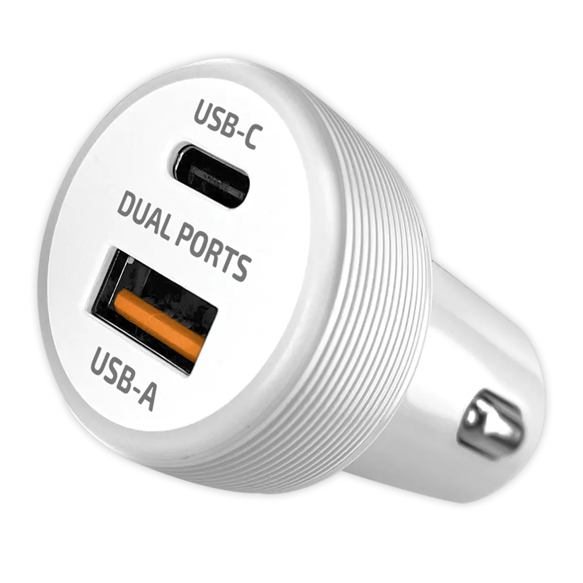 Car Charger Dual USB / USB-C Ports with USB-C to Lightning Charging Cable Set 20 Watts - 3 Pieces Per Pack 24607