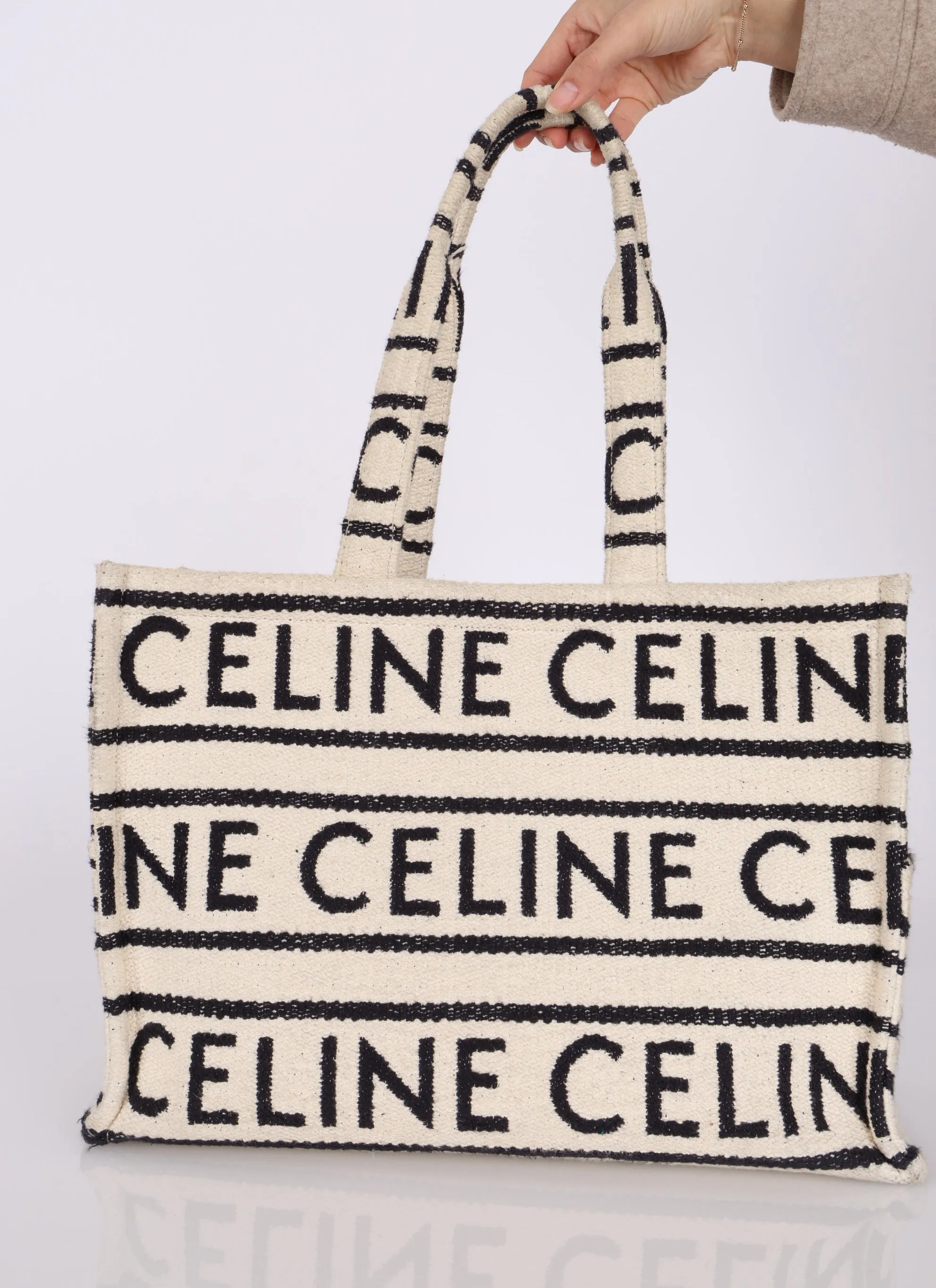 Celine All Over Large Cabas Thais Tote