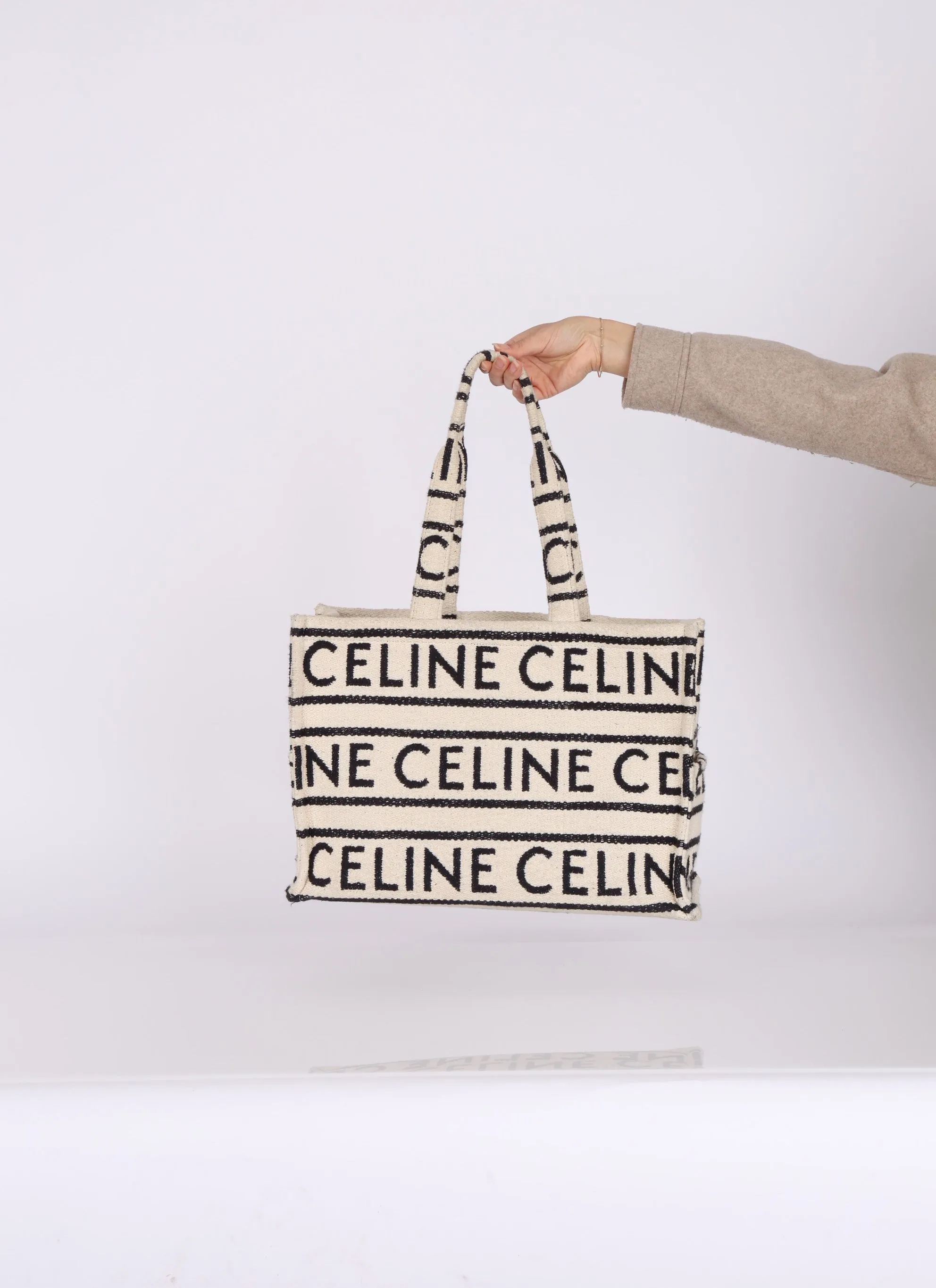 Celine All Over Large Cabas Thais Tote