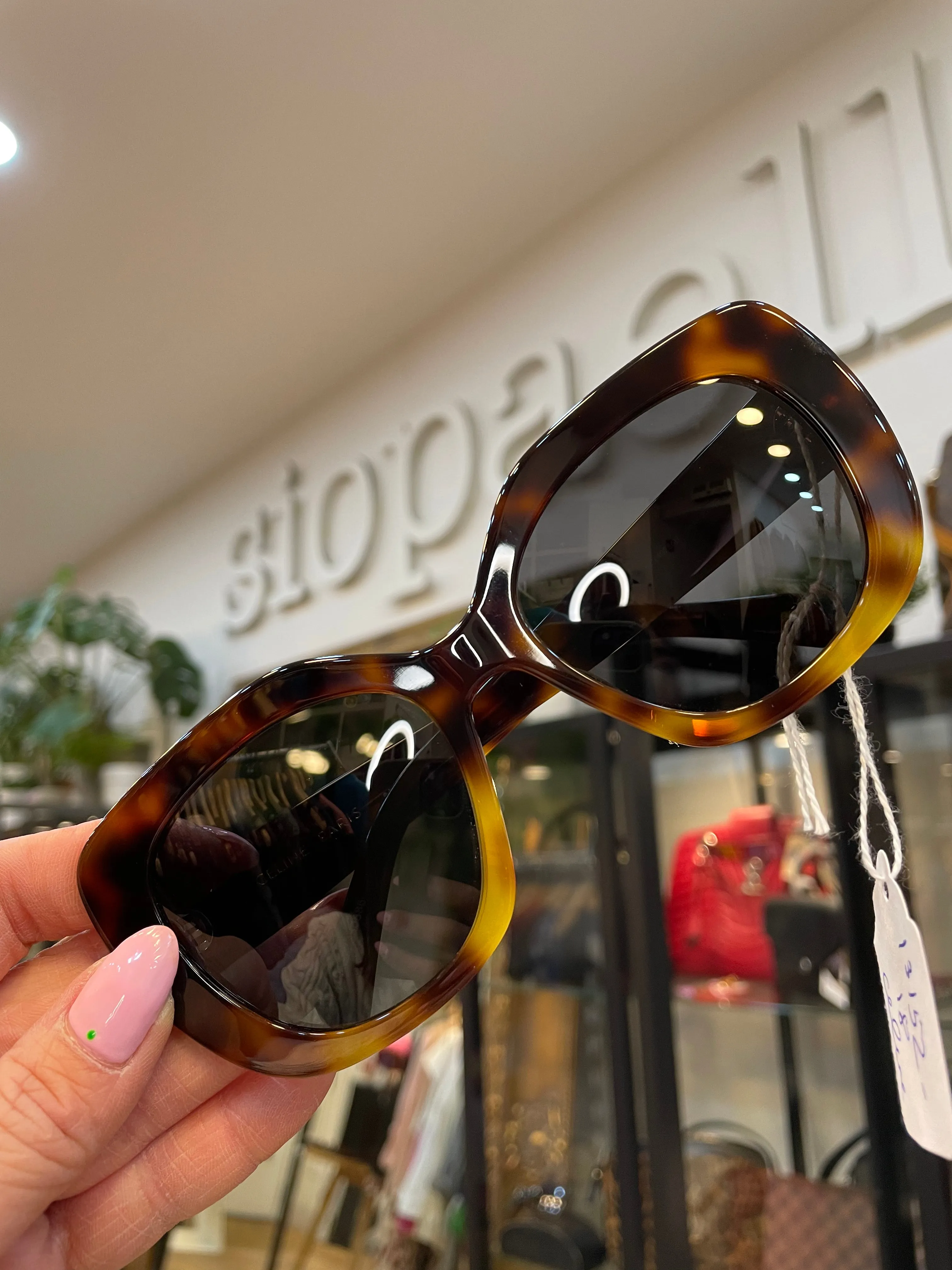 Celine Tortoise Sunglasses