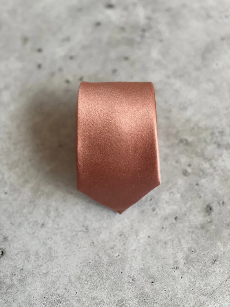 Champagne Rose Silk Pocket Square