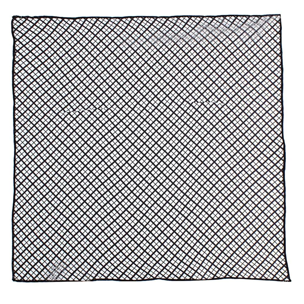 Chokore Black & White Pocket Square - Plaids line