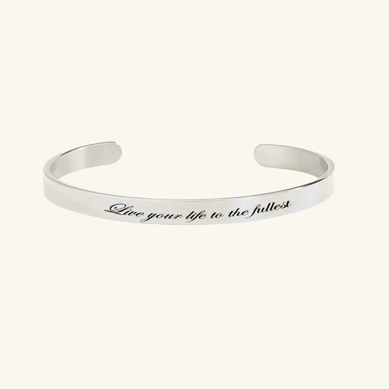 Classic Engraved Cuff Bracelet