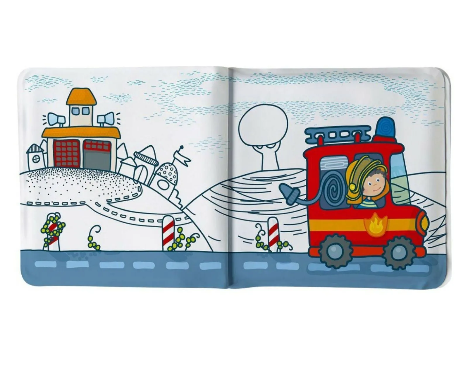 Color Changing Bath Book - Firefighter