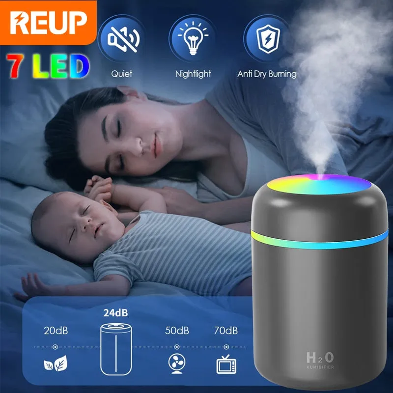 Colorful Night Light Humidifier