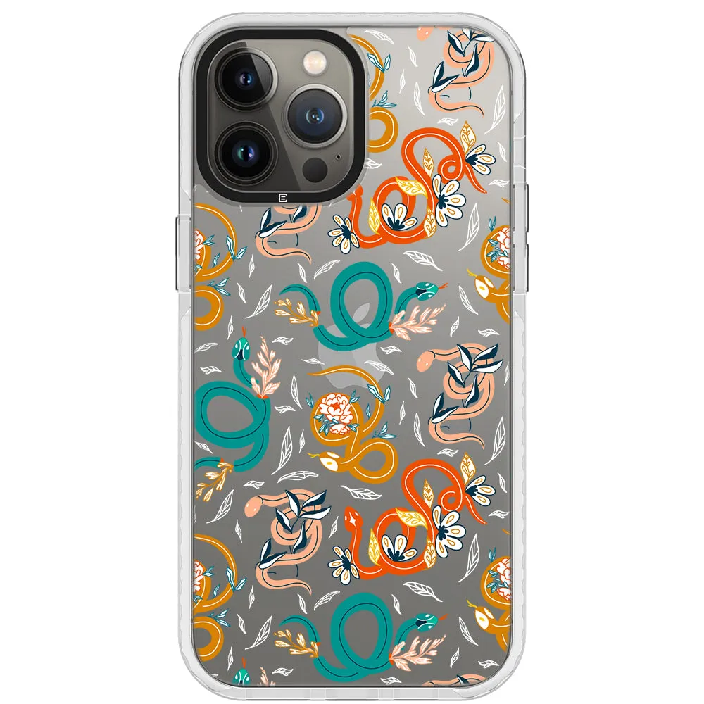 Colorful Snakes Impact iPhone Case