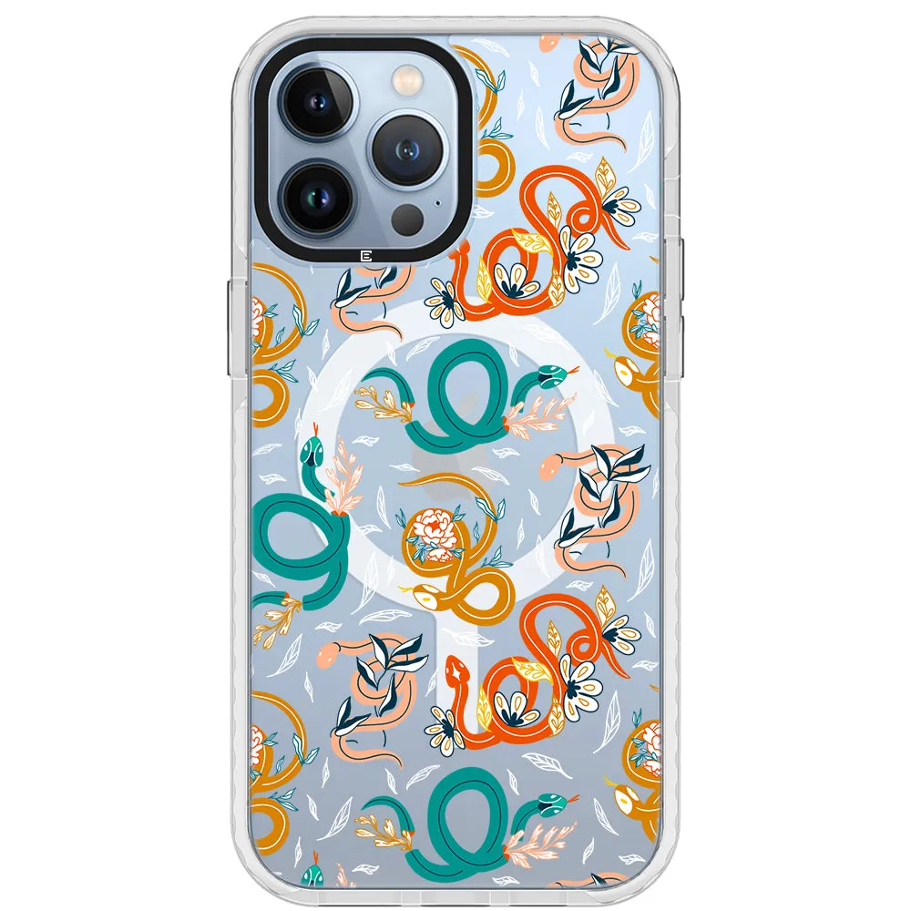 Colorful Snakes Impact iPhone Case