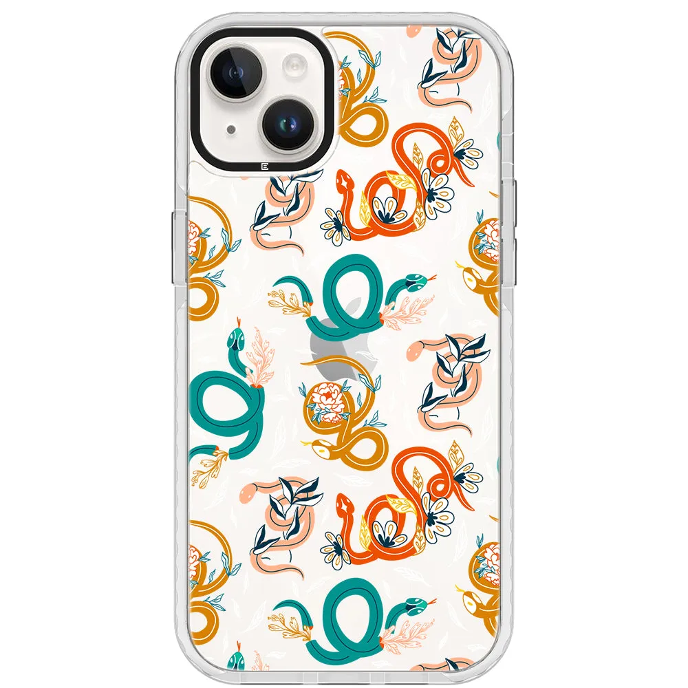 Colorful Snakes Impact iPhone Case