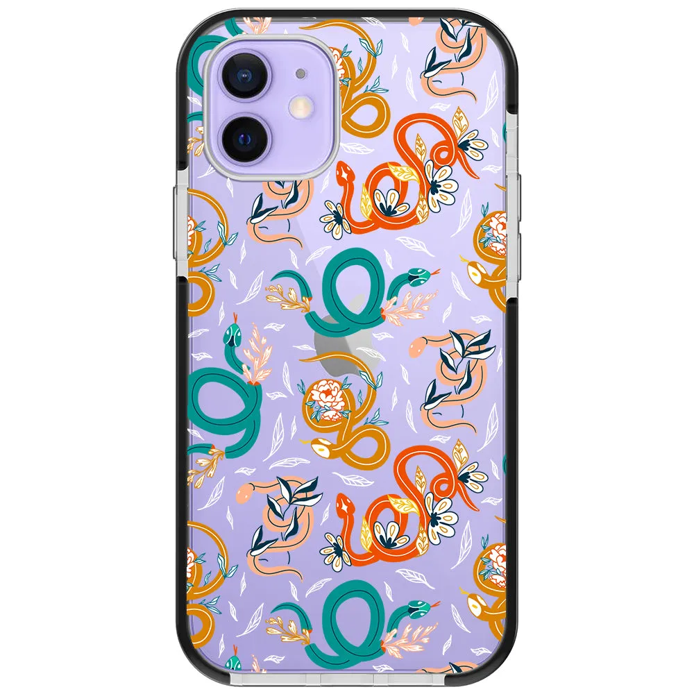 Colorful Snakes Impact iPhone Case