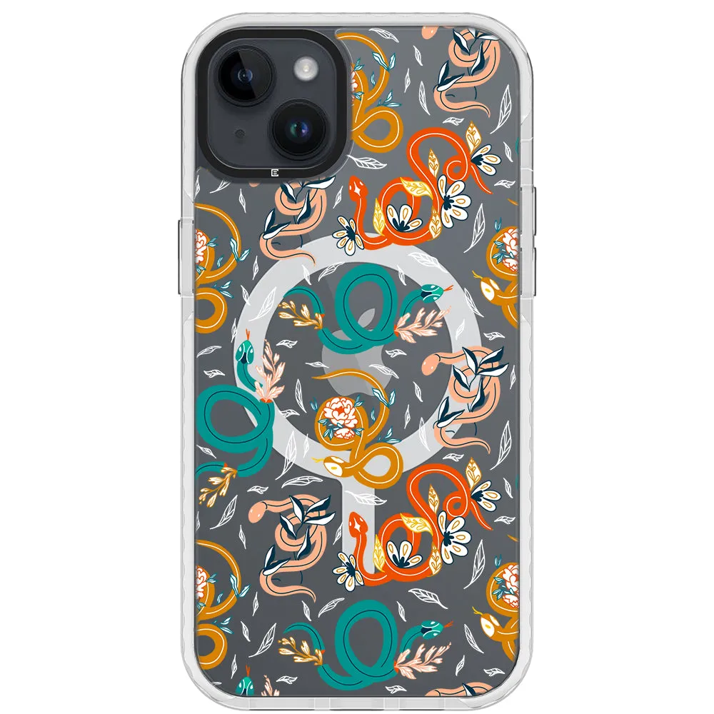 Colorful Snakes Impact iPhone Case