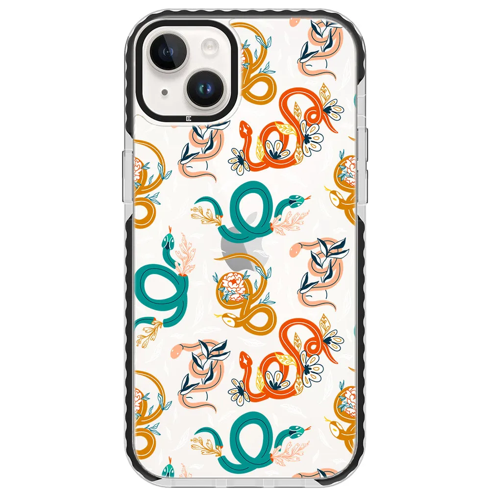 Colorful Snakes Impact iPhone Case