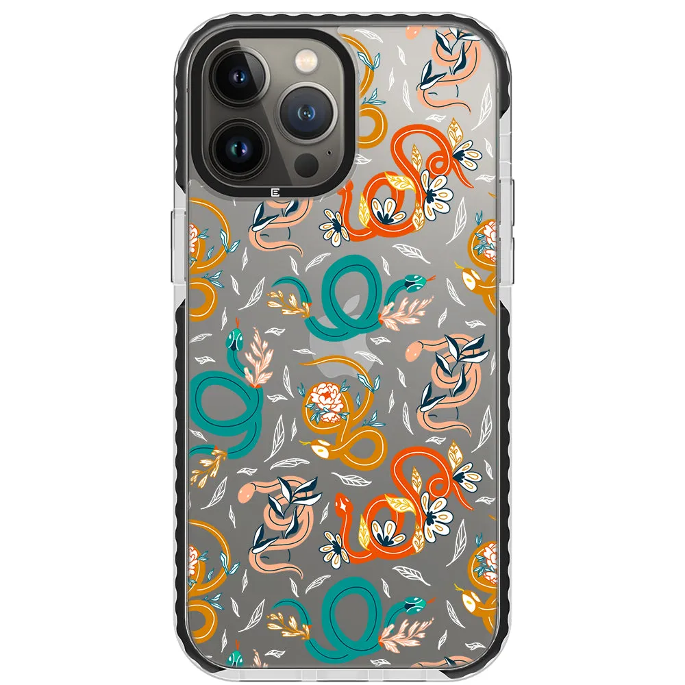 Colorful Snakes Impact iPhone Case