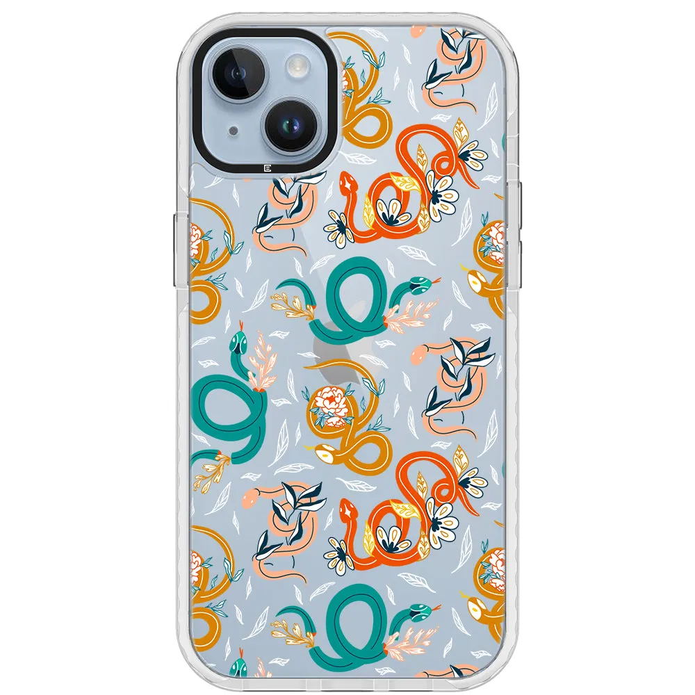 Colorful Snakes Impact iPhone Case