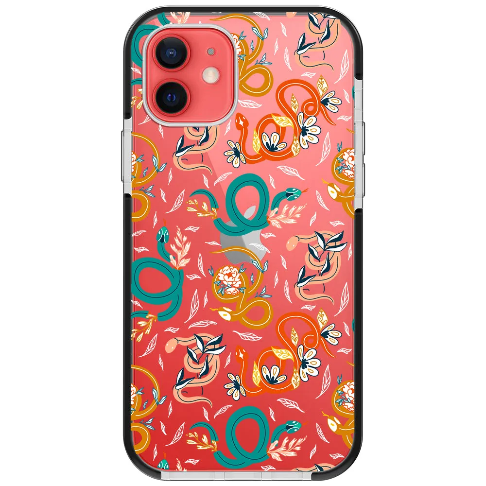 Colorful Snakes Impact iPhone Case